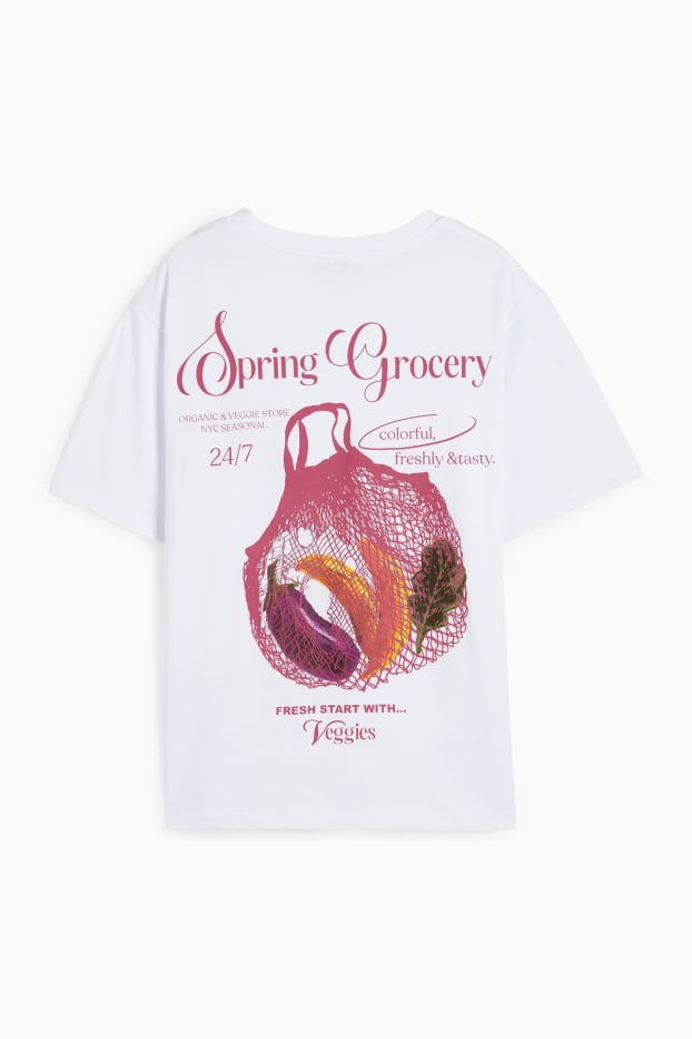 Dames - T-shirt - wit