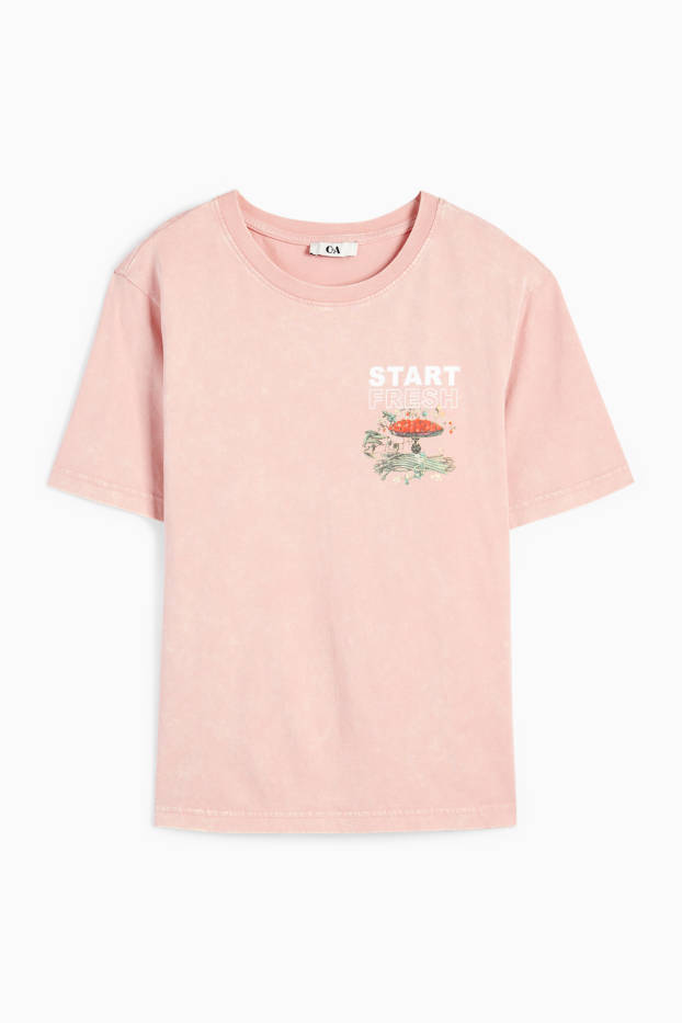 Dames - T-shirt - roze