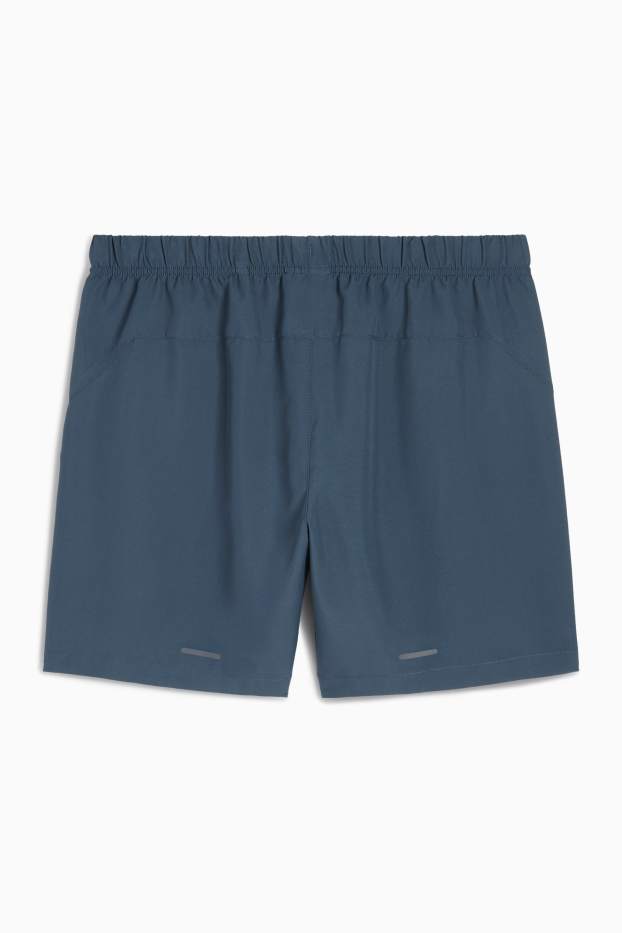 Hommes - Short de sport - bleu foncé