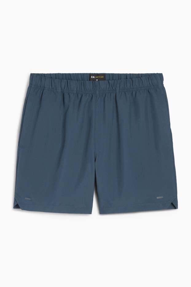 Hommes - Short de sport - bleu foncé