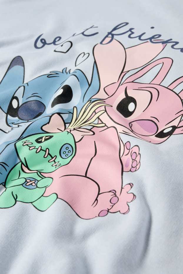 Enfants filles - Lilo & Stitch - sweat - bleu