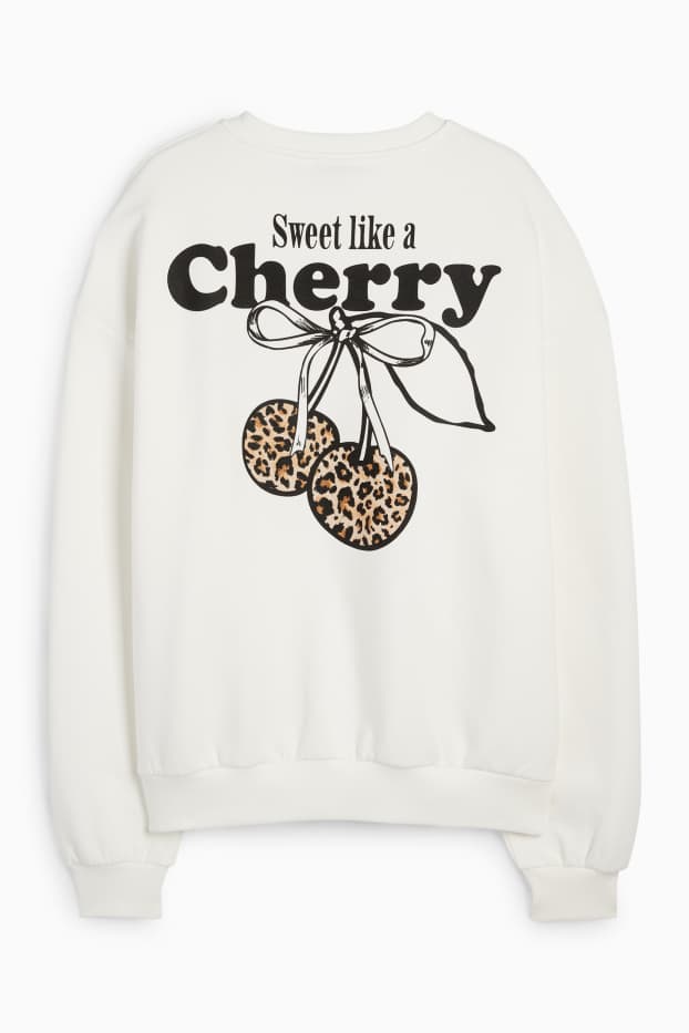 Femmes - Sweat - blanc crème