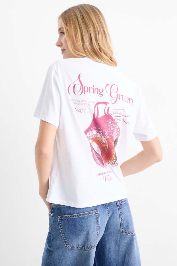 Dames - T-shirt - wit