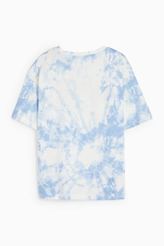 Kinder Mädchen - Lilo & Stitch - Kurzarmshirt - weiss / hellblau