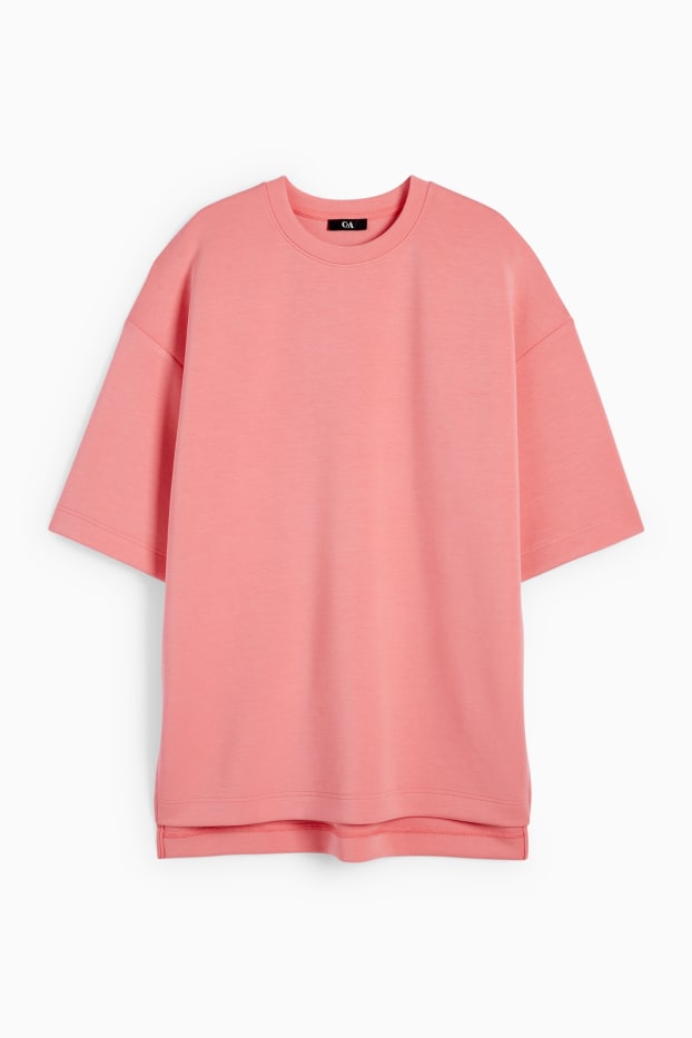 Damen - Basic-Sweatshirt - lachsfarben