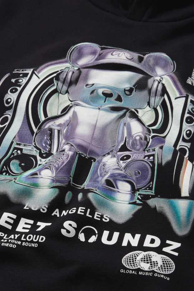 Nen - Música - dessuadora amb caputxa - negre