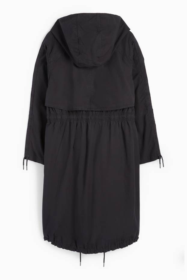 Donna - Parka con cappuccio - nero