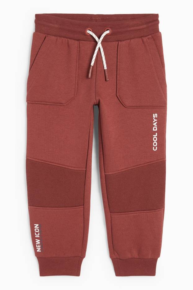 Kinder Jungen - Jogginghose - braun