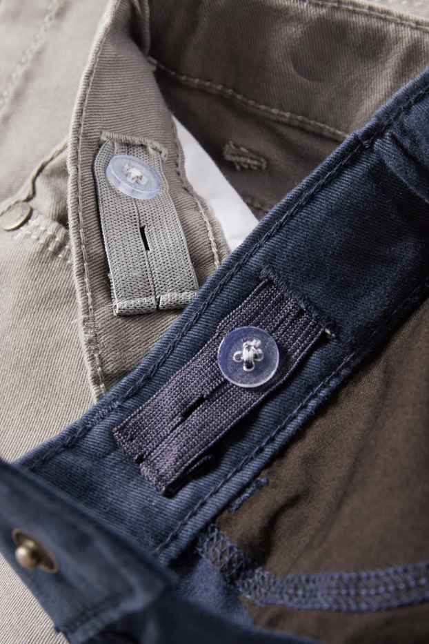 Enfants garçons - Lot de 2 - slim jeans - gris foncé