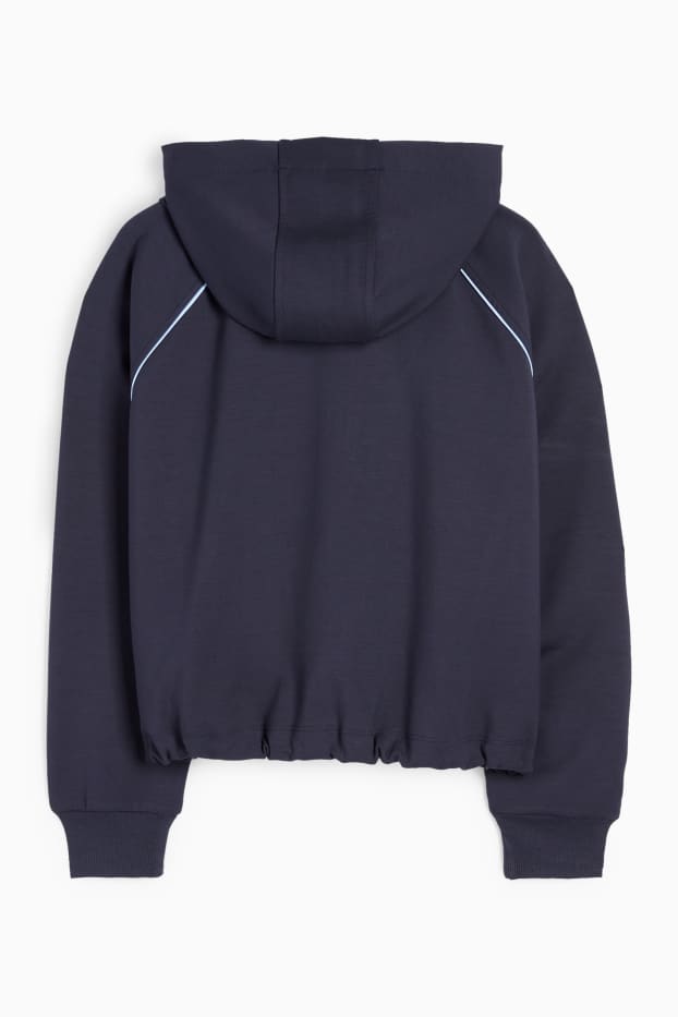 Enfants filles - Veste dotée d'une capuche - bleu foncé