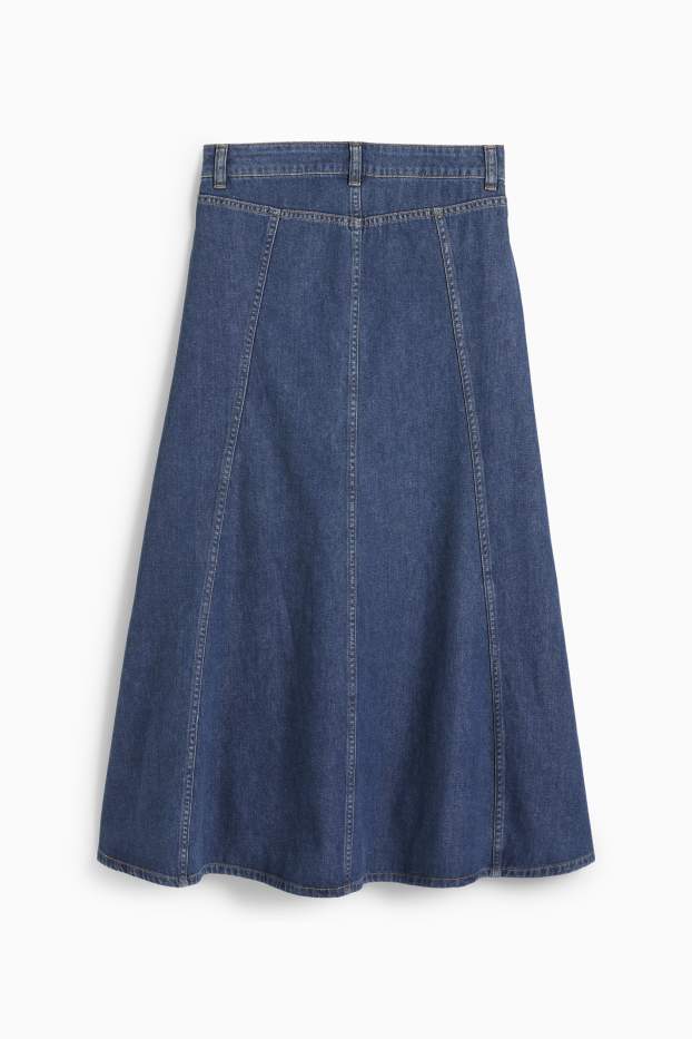 Femei - Fustă de blugi - denim-albastru