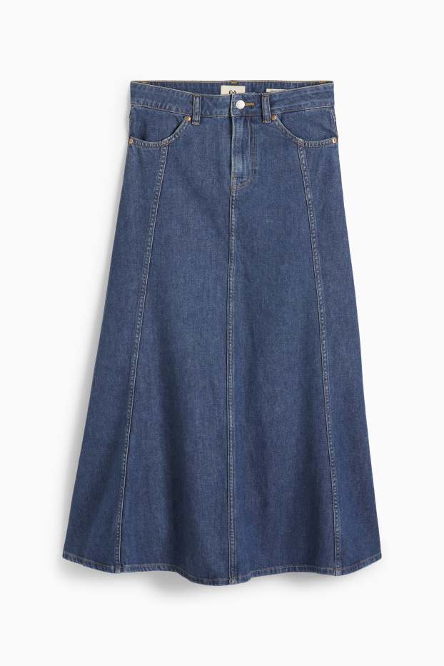 Femei - Fustă de blugi - denim-albastru