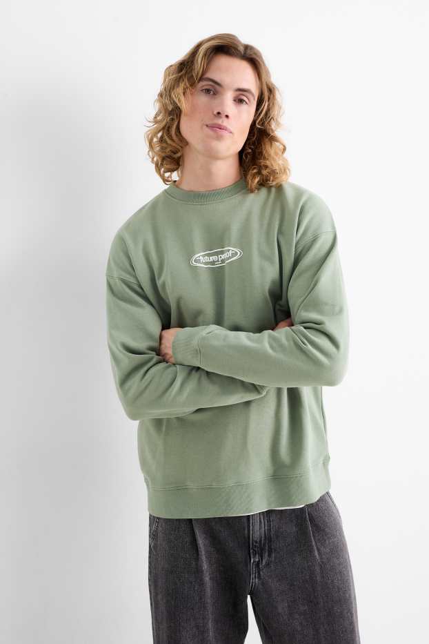 Hommes - Sweat - vert