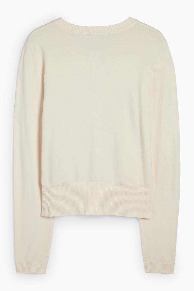 Women - Cardigan - creme