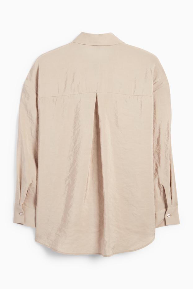 Dames - Blouse - taupe
