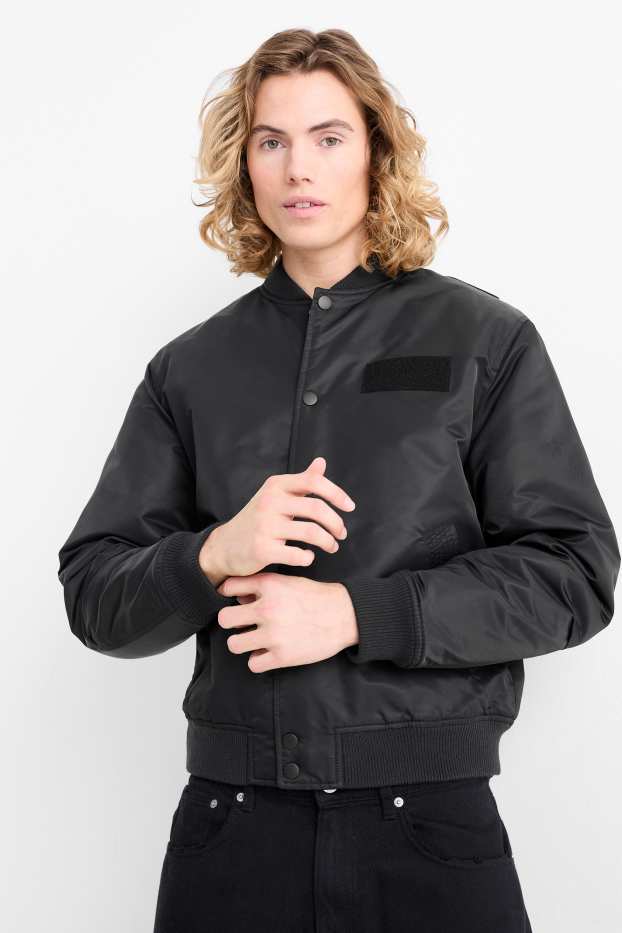 Herren - Bomberjacke - schwarz
