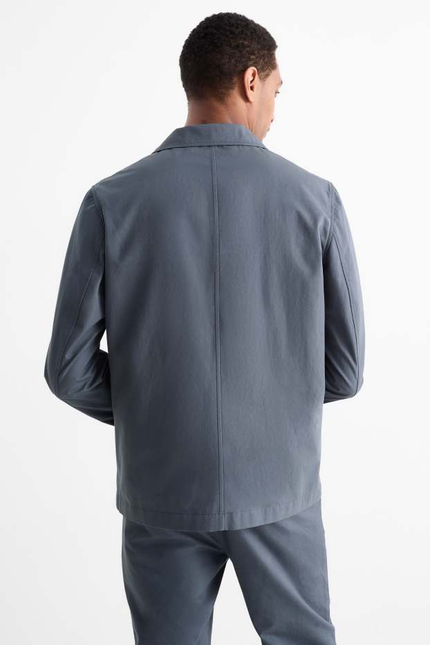 Hommes - Veste de costume - oversize - bleu foncé