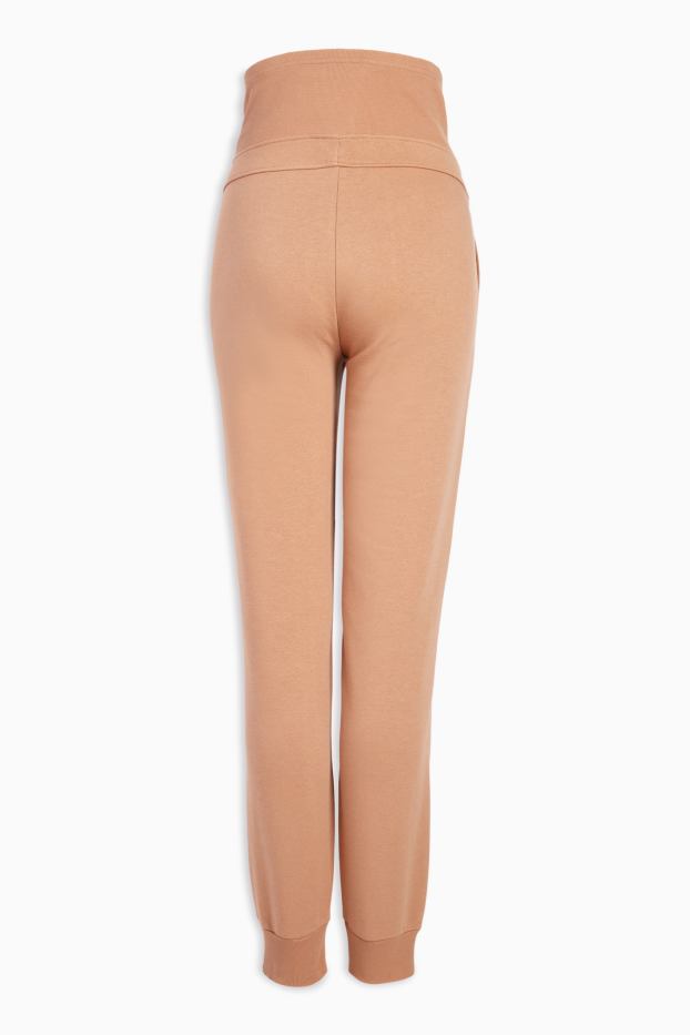 Donna - Pantaloni sportivi premaman - beige