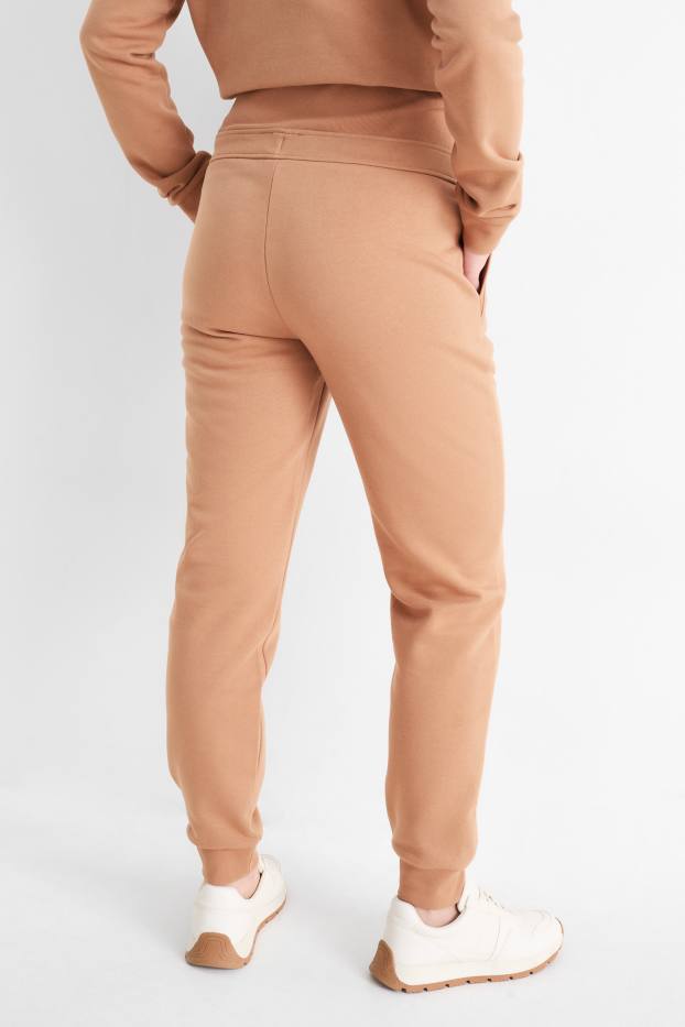 Donna - Pantaloni sportivi premaman - beige