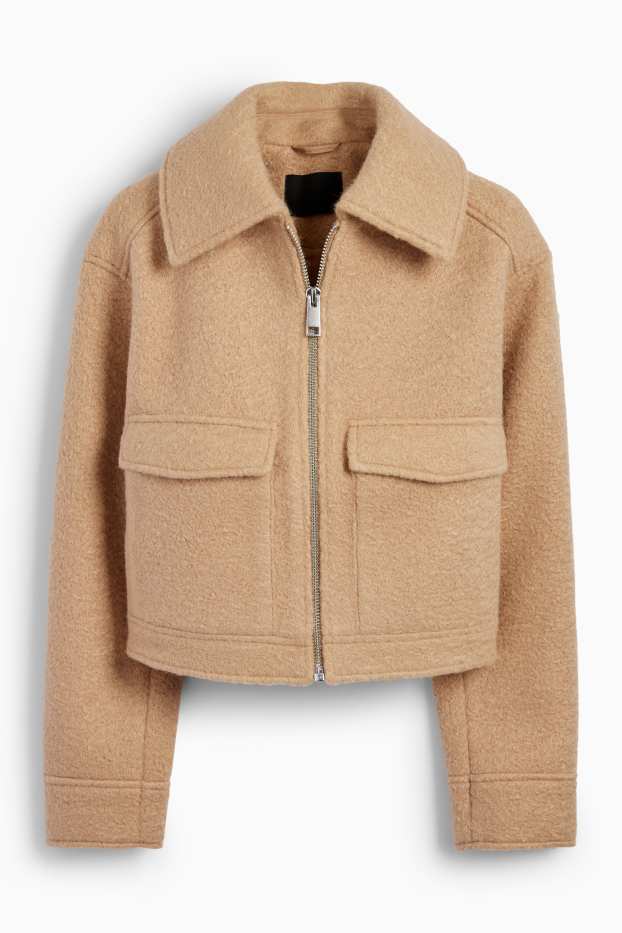 Damen - Jacke - beige