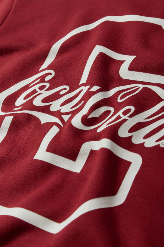 Hommes - Sweat-shirt - Coca-Cola - bordeaux