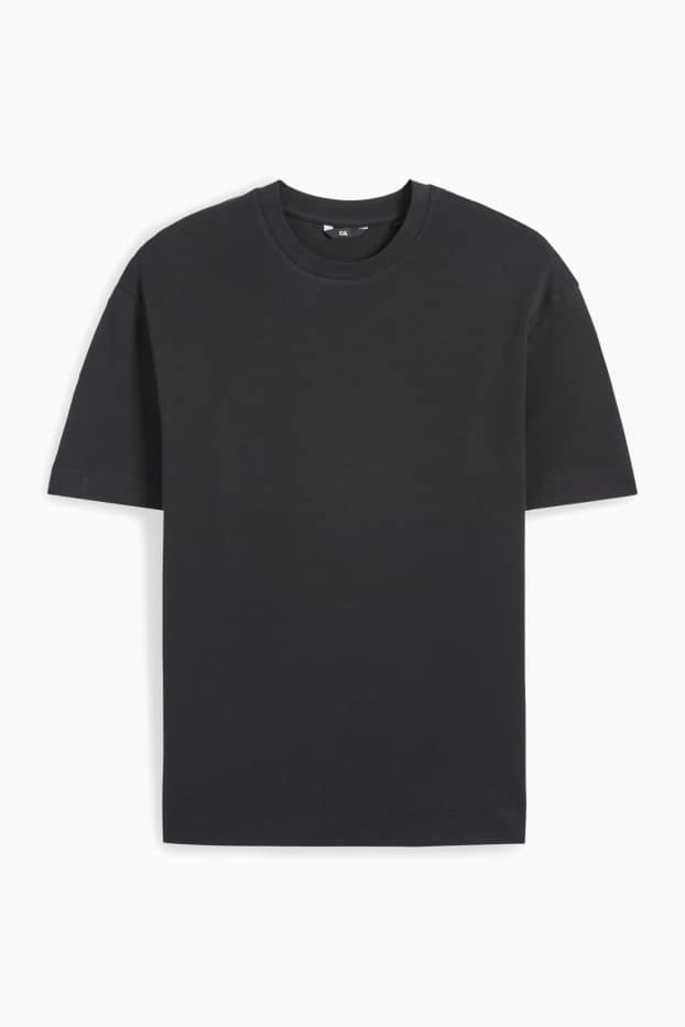 Uomo - T-shirt - regular fit - nero