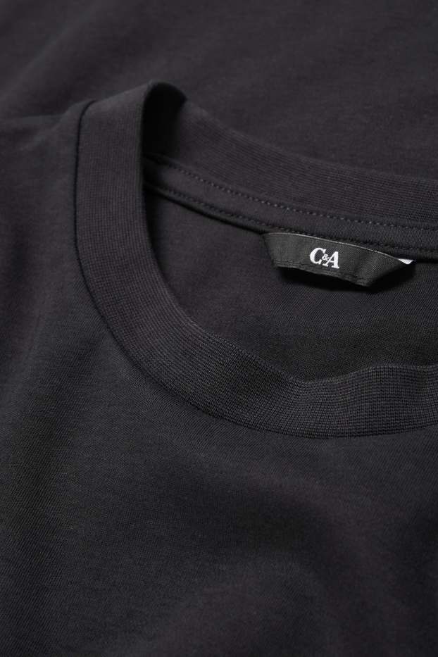 Uomo - T-shirt - regular fit - nero
