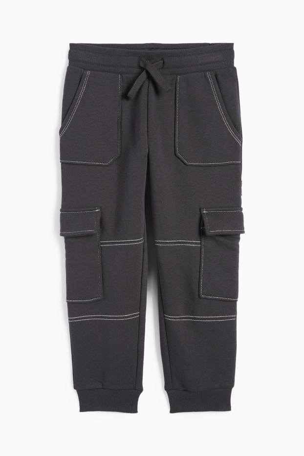 Kinder Jungen - Jogginghose - schwarz