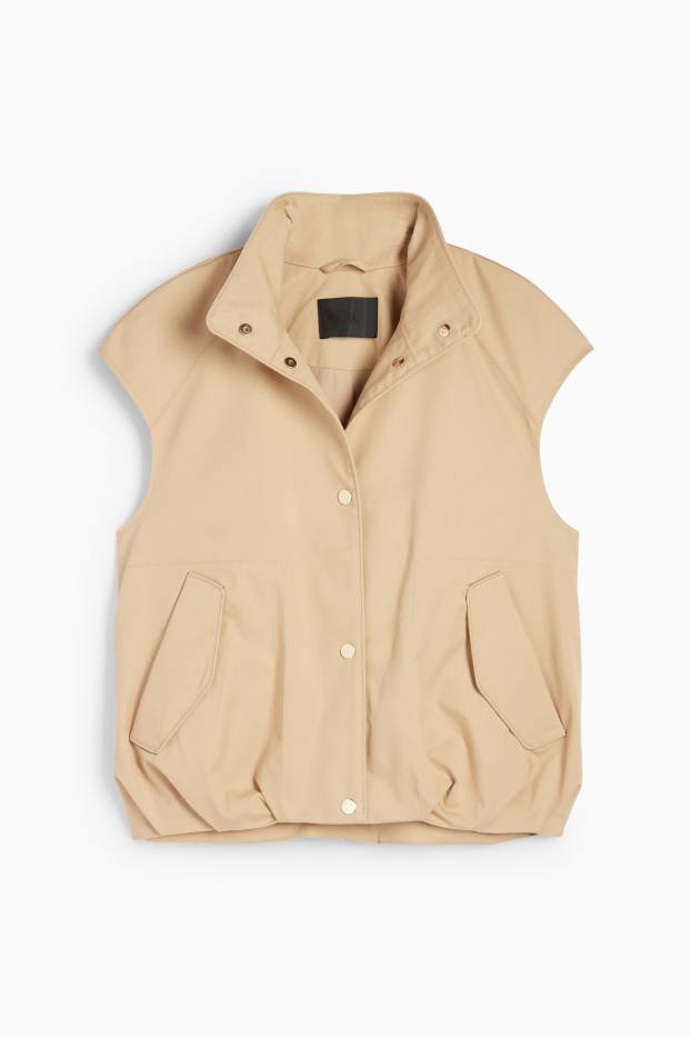 Women - Waistcoat - beige