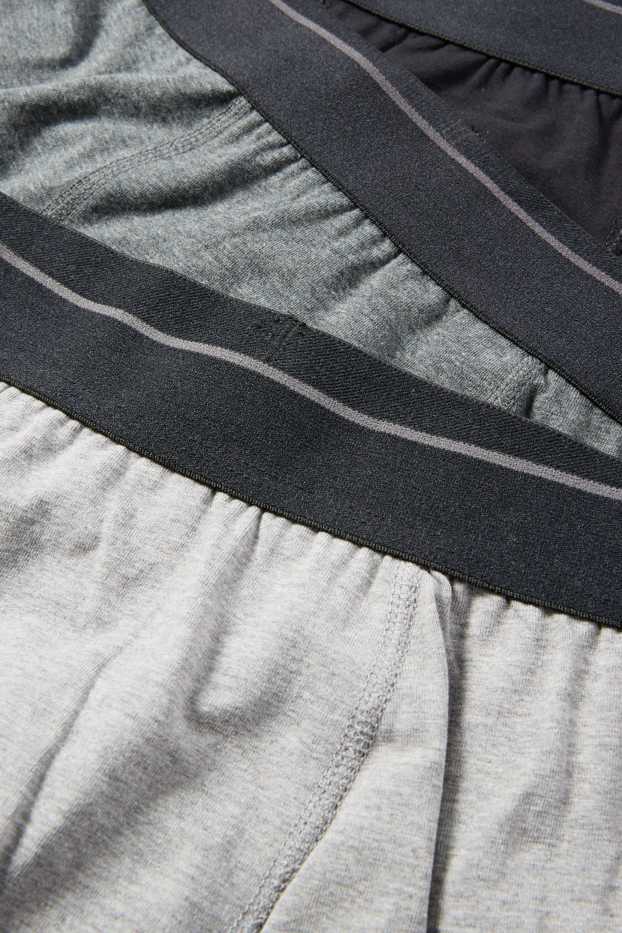 Herren - Multipack 3er - Trunks - schwarz