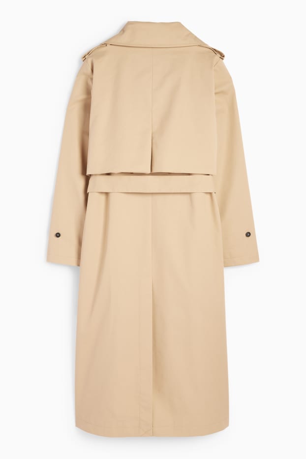 Dames - Trenchcoat - licht beige