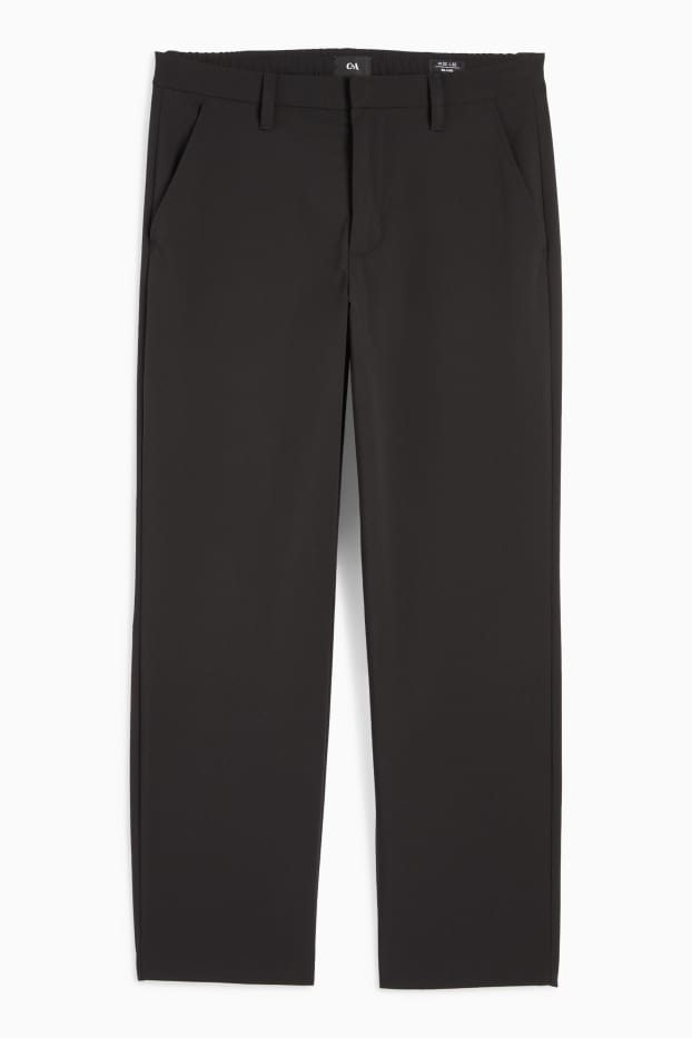 Men - Chinos - relaxed fit - black