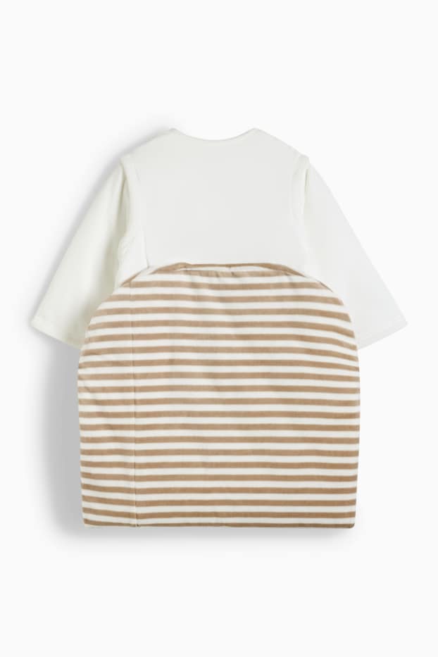 Baby Girls - Winnie the Pooh - baby sleeping bag - 18-36 months - striped - cremewhite