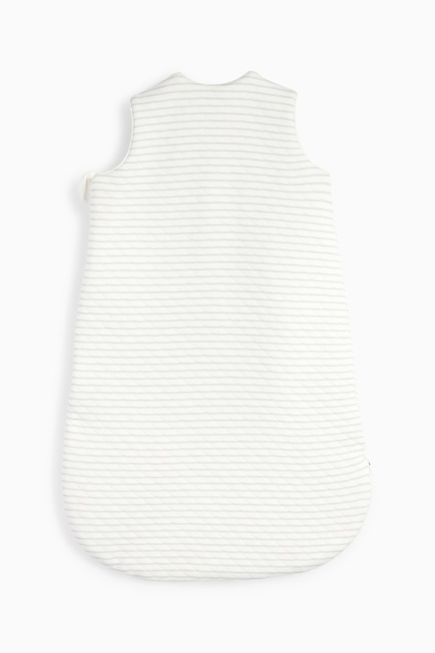 Bébés garçons - Agneau - gigoteuse pour bébé - 0 à 4 mois - à rayures - blanc crème