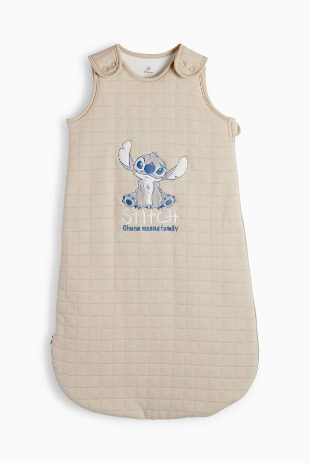Unisex - Lilo & Stitch - baby-slaapzak - 6 tot 18 maanden - taupe