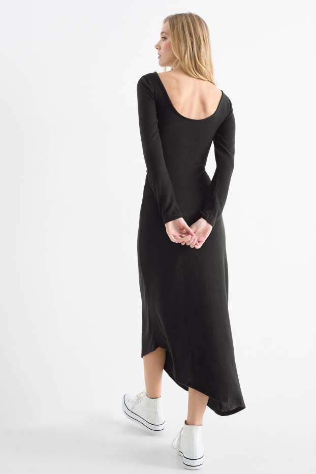 Femmes - Robe en maille - noir