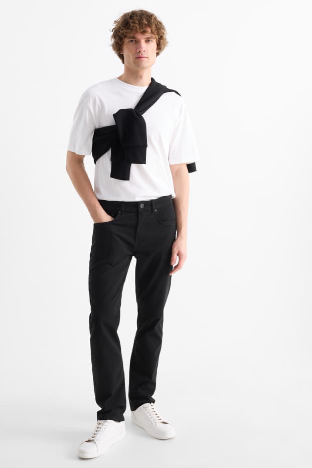 Hombre - Pantalón - slim fit - Flex - LYCRA® - negro