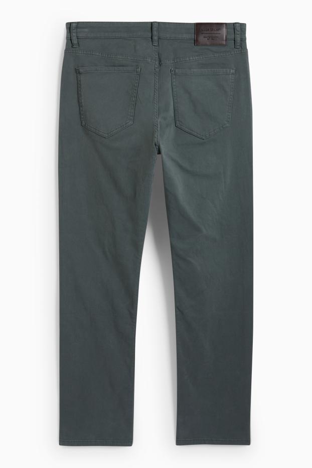 Hombre - Pantalón - slim fit - Flex - LYCRA® - verde oscuro