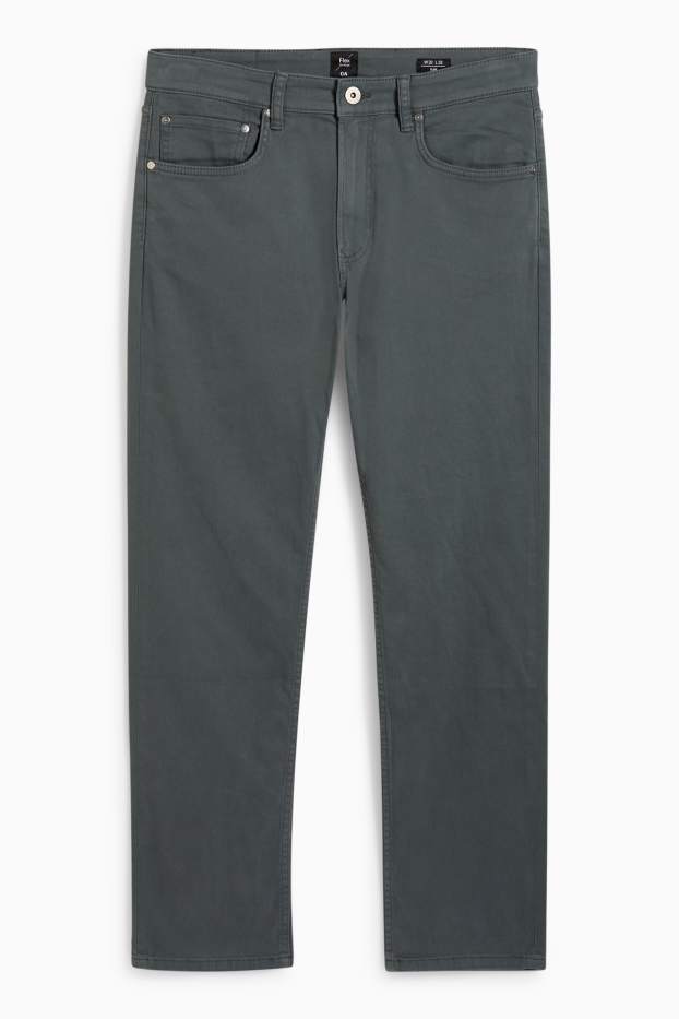 Hombre - Pantalón - slim fit - Flex - LYCRA® - verde oscuro