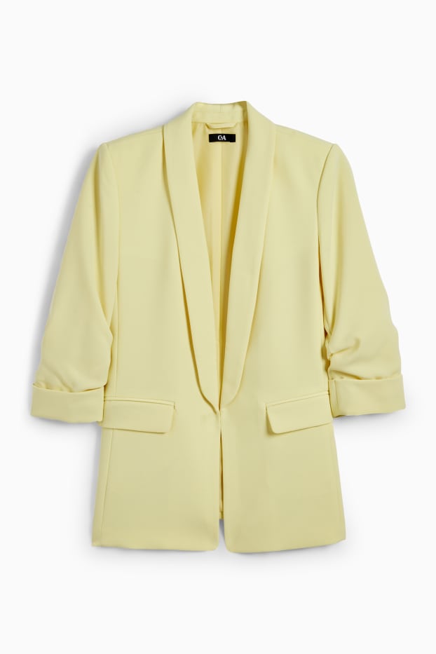 Dona - Blazer formal - relaxed fit - groc clar