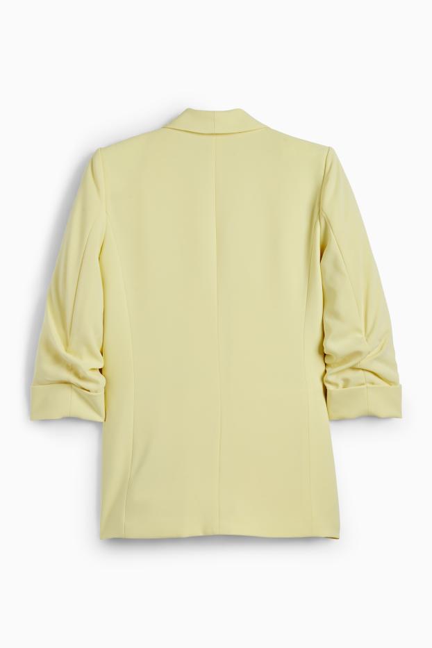 Dona - Blazer formal - relaxed fit - groc clar
