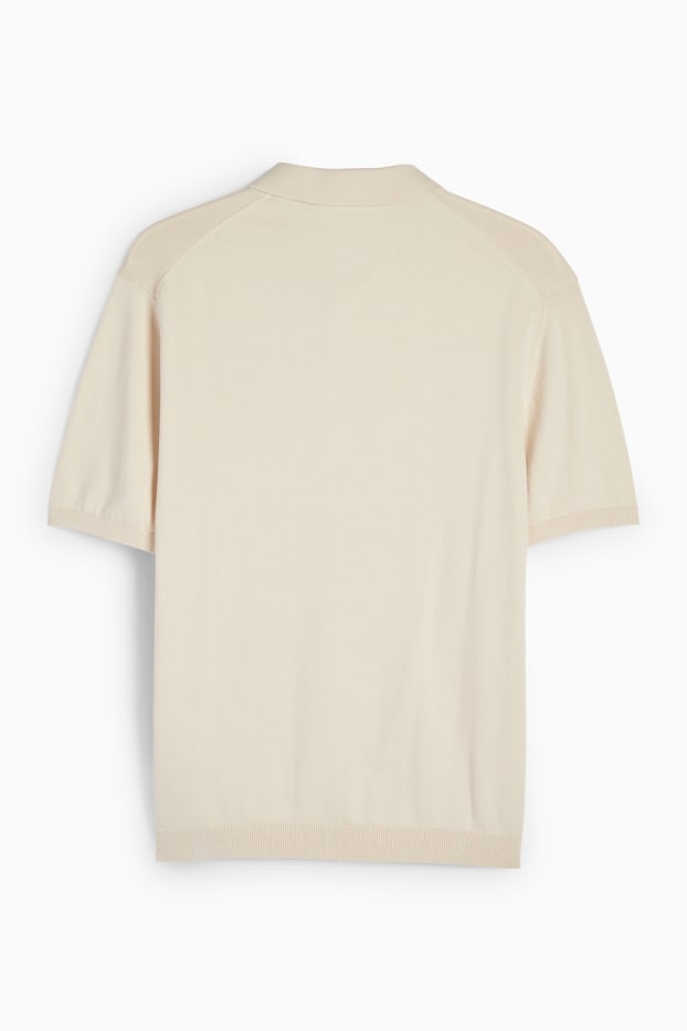 Uomo - Polo - beige chiaro