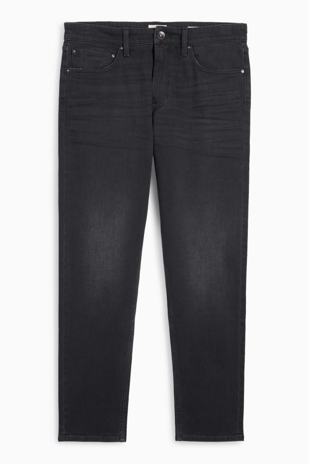 Uomo - Jeans slim tapered - jeans grigio scuro