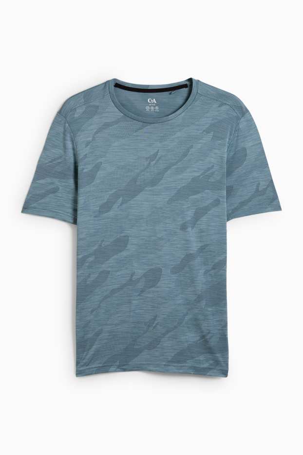 Hommes - Haut de sport - regular fit - à motif - bleu