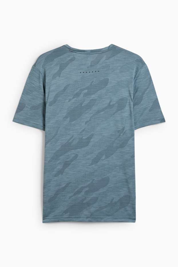 Hommes - Haut de sport - regular fit - à motif - bleu