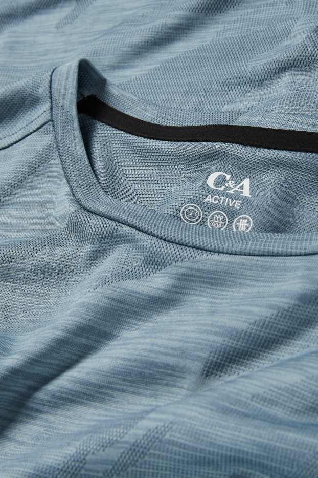 Hommes - Haut de sport - regular fit - à motif - bleu