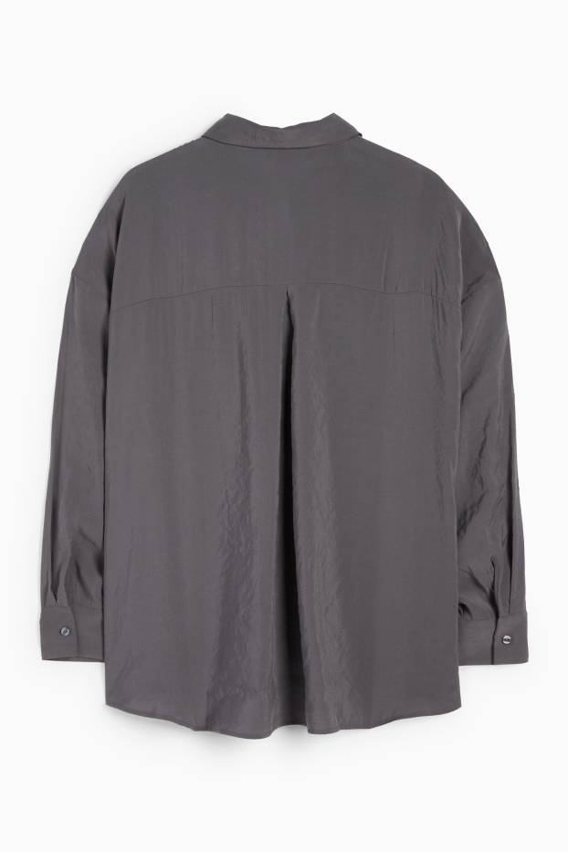 Women - Blouse - dark gray