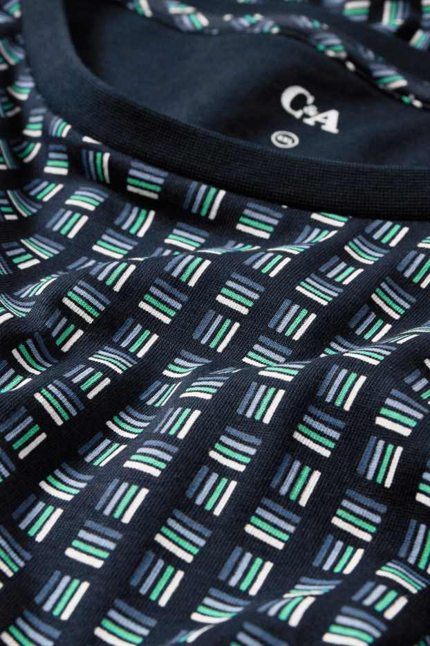Home - Pijama - blau fosc