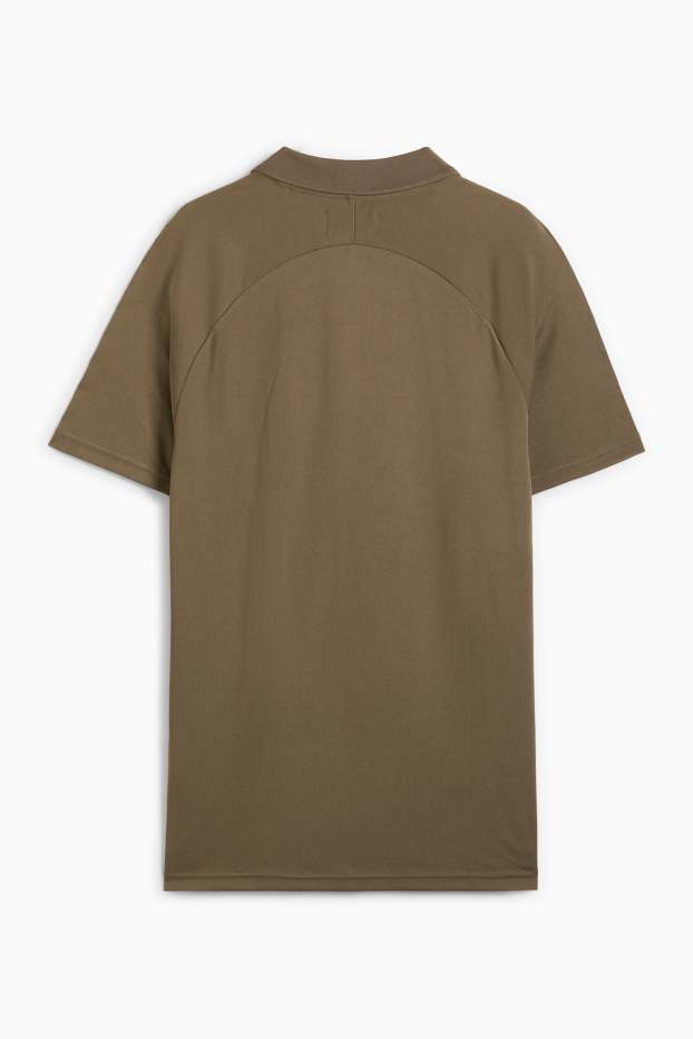 Hommes - Polo de sport - kaki