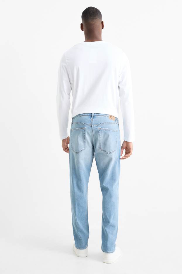 Men - Slim tapered jeans - denim-light blue